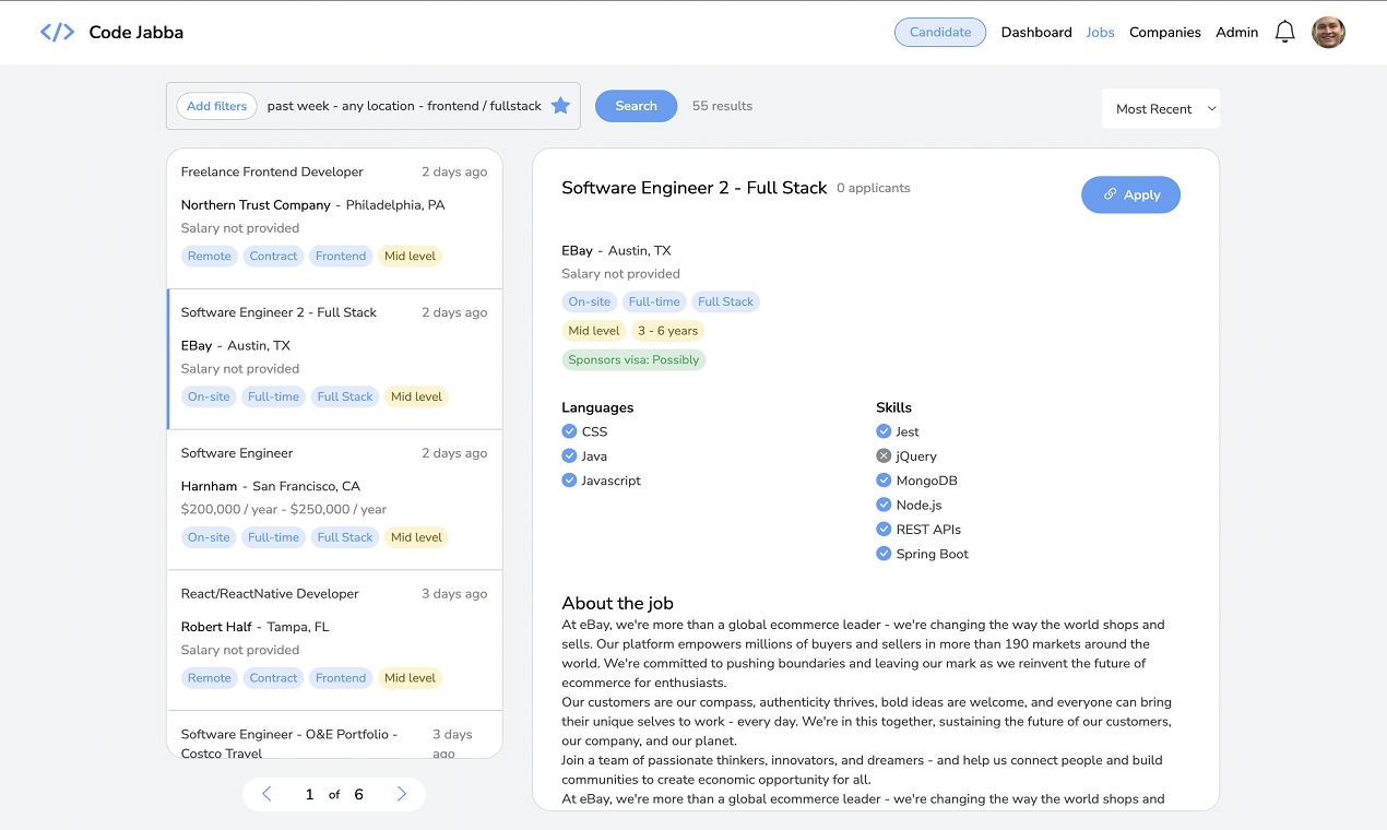 Code Jabba product screenshot