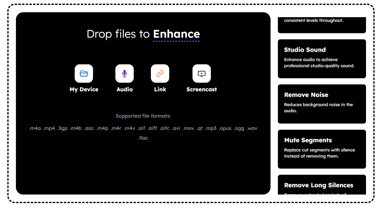 Free AI Voice Cleaner Online - Product Image
