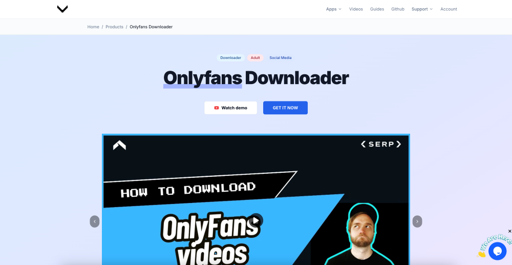 Onlyfans Downloader product screenshot