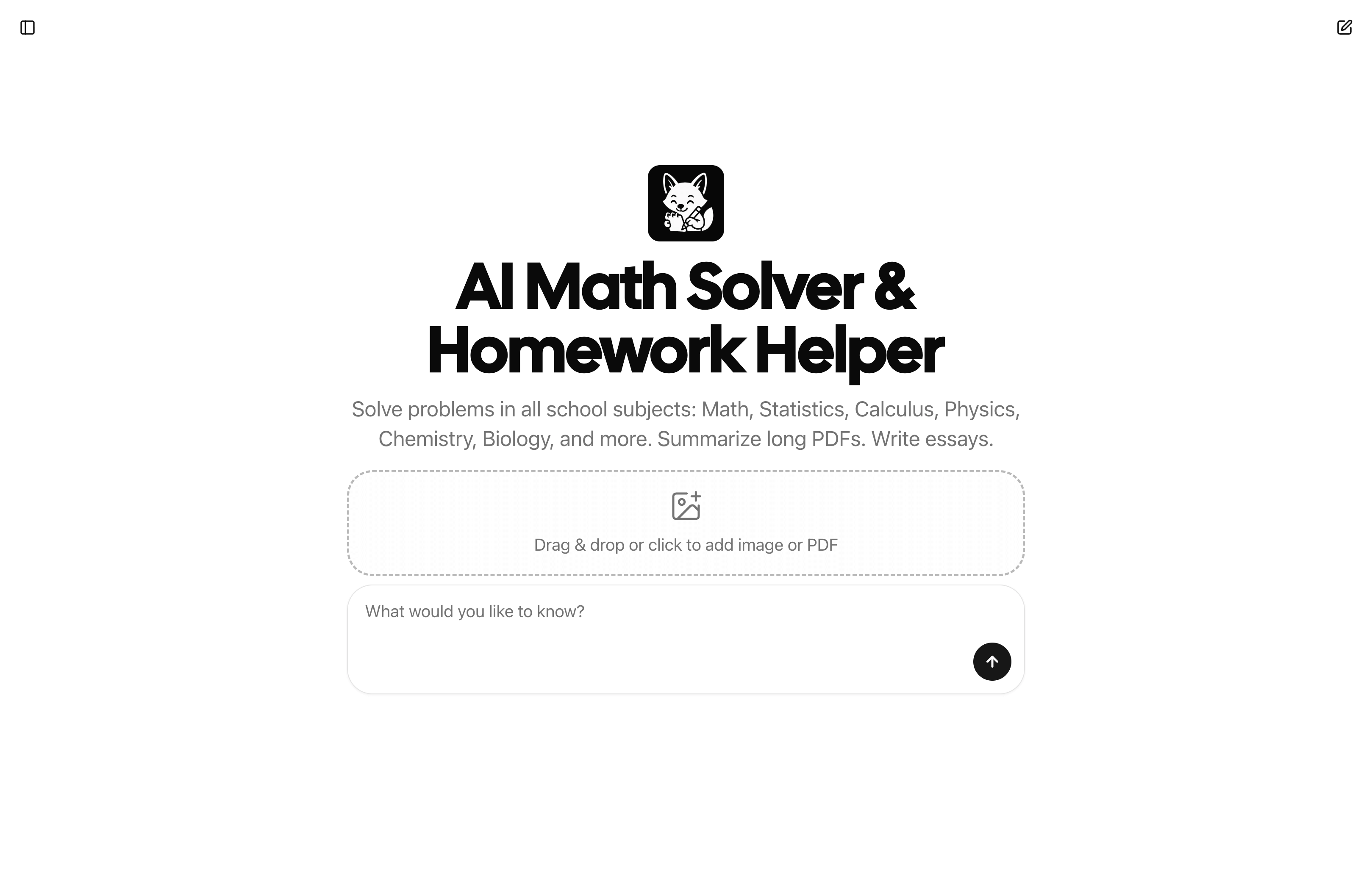 AI Homework Helper product screenshot