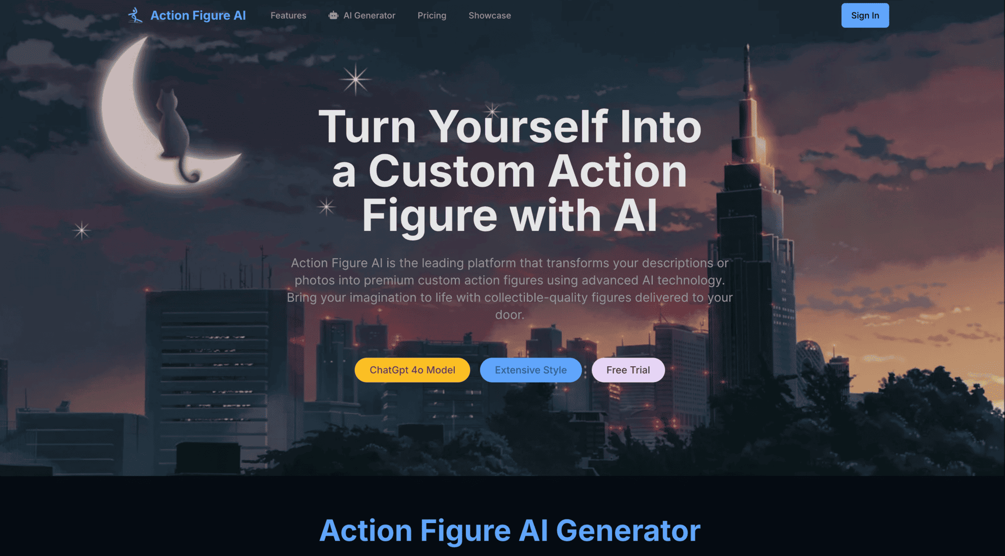 Action Figure AI product screenshot