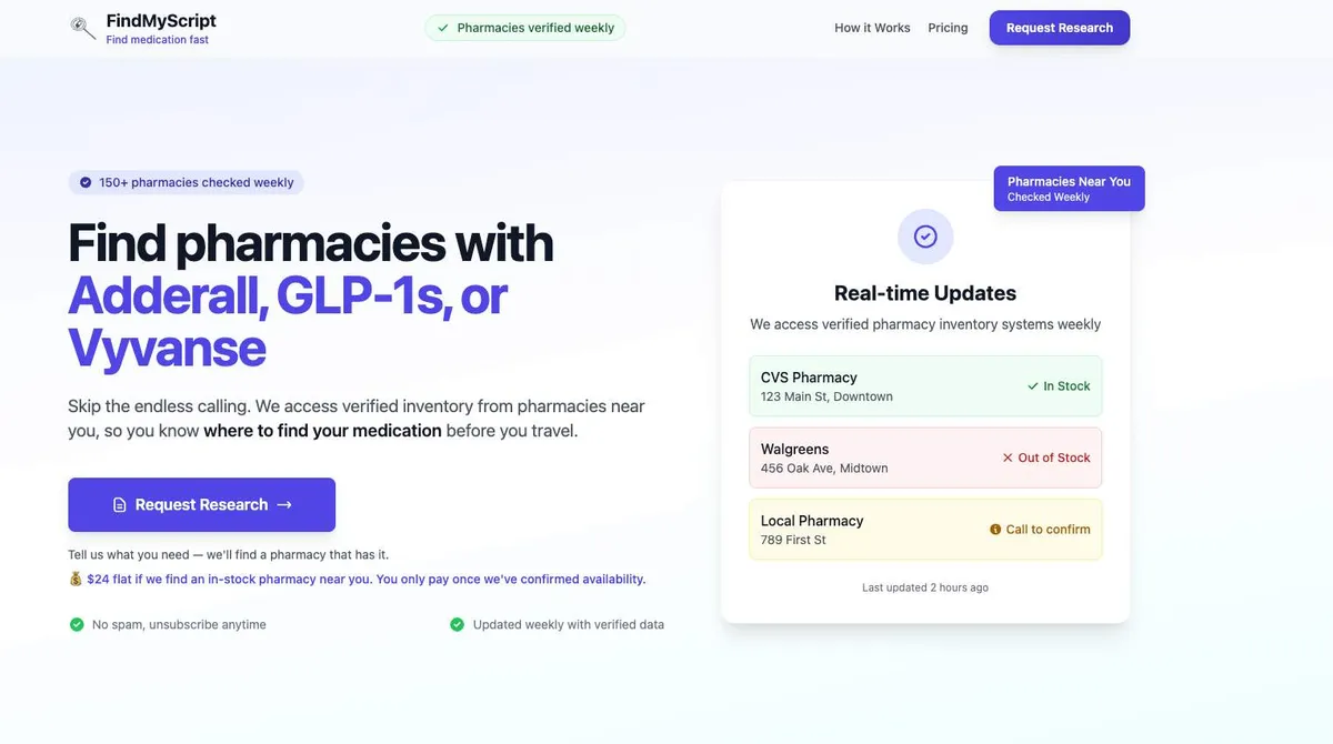Find My Script product screenshot