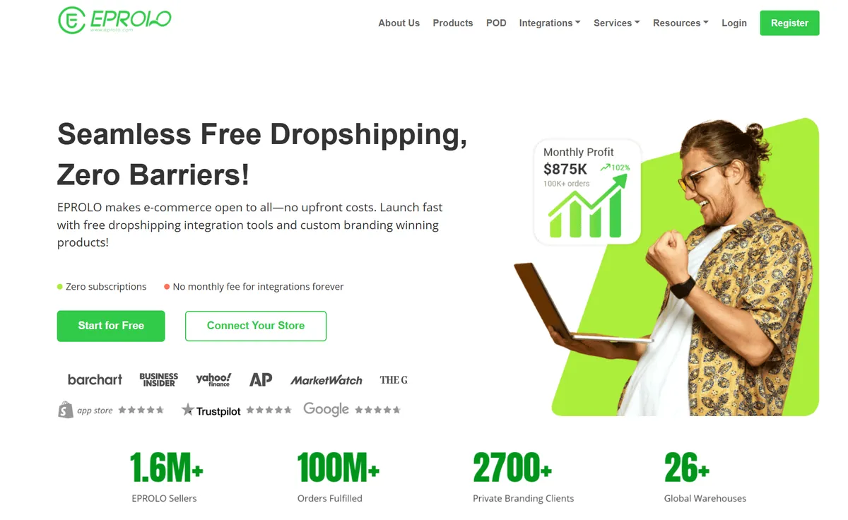 EPROLO product screenshot