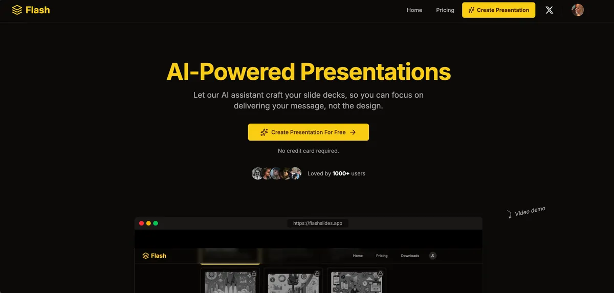FlashSlides product screenshot