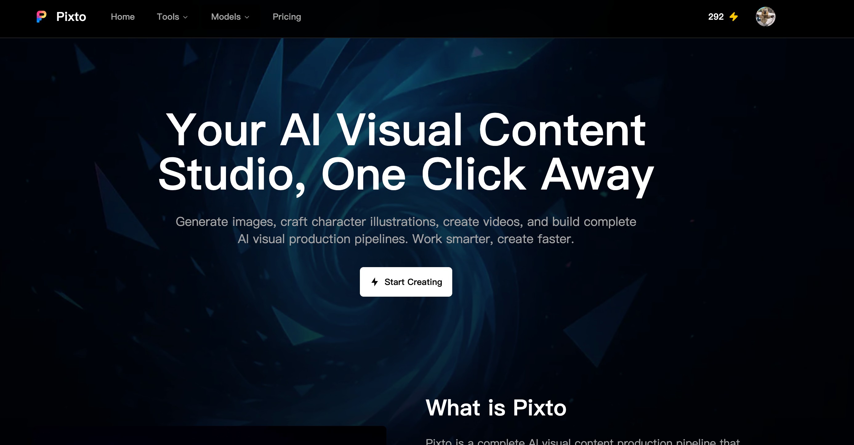 Pixto product screenshot