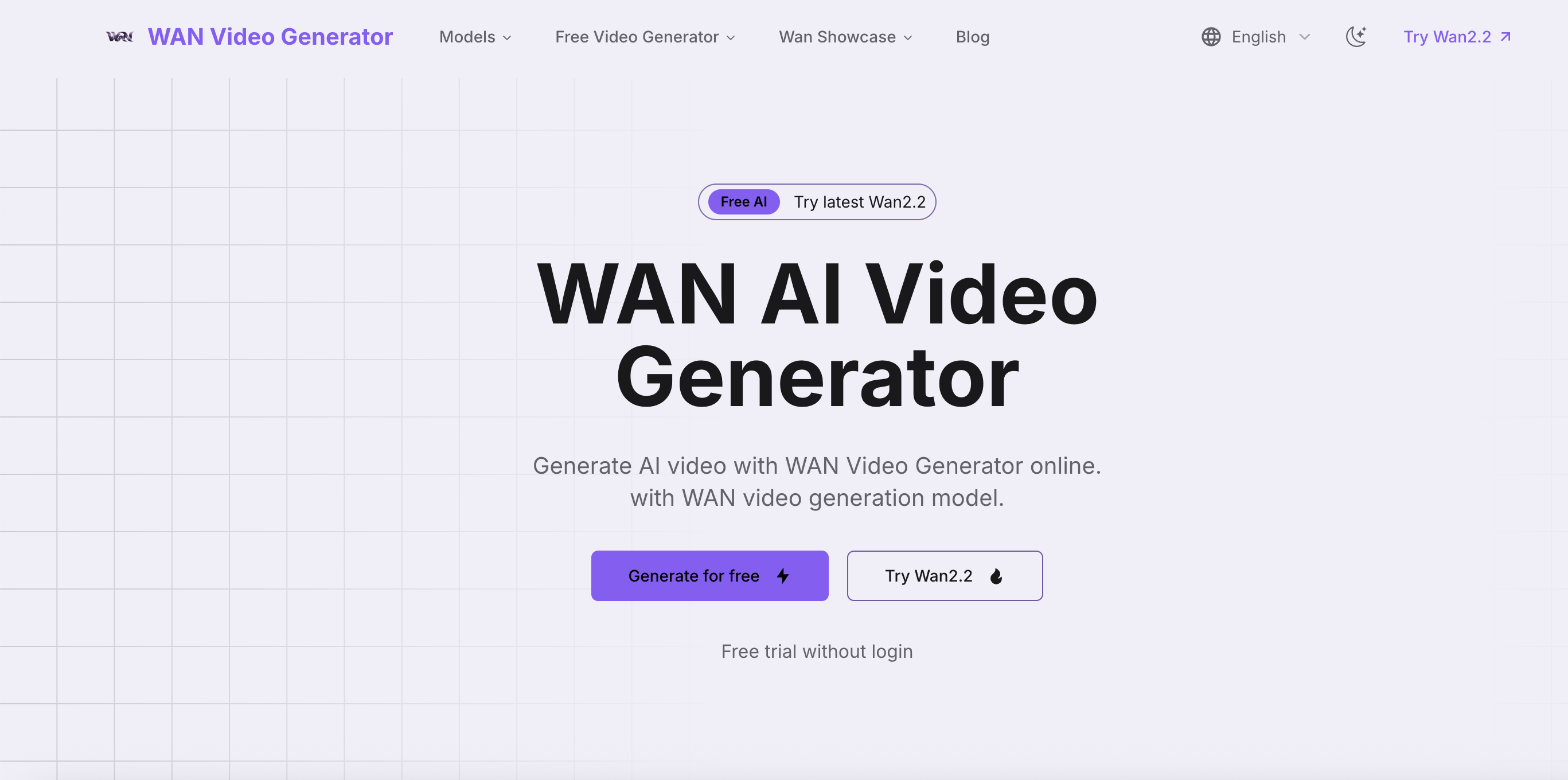 WAN AI Video Generator | Free AI Video Generator - Product Image