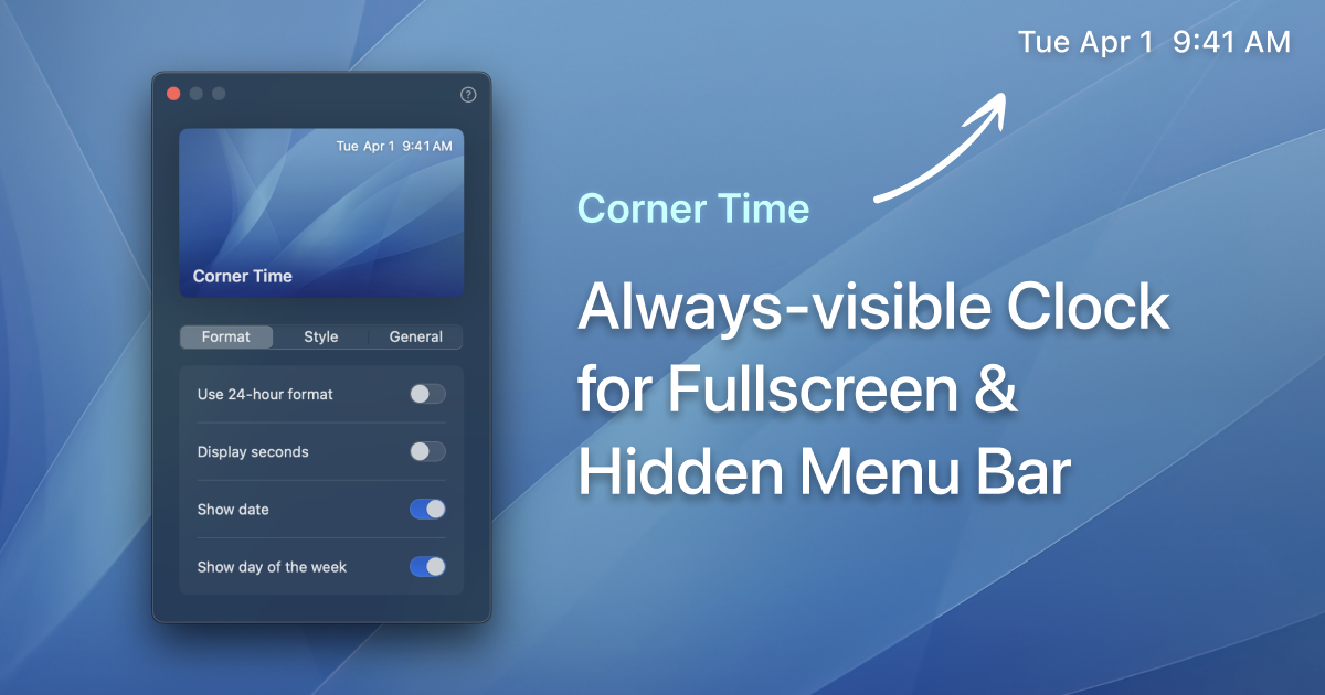 Corner Time - Product Image