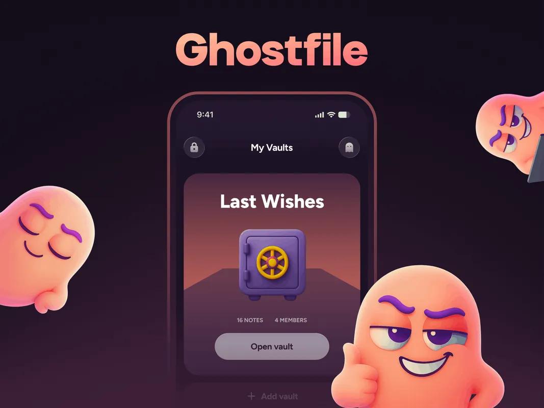Ghostfile: Legacy Management product screenshot