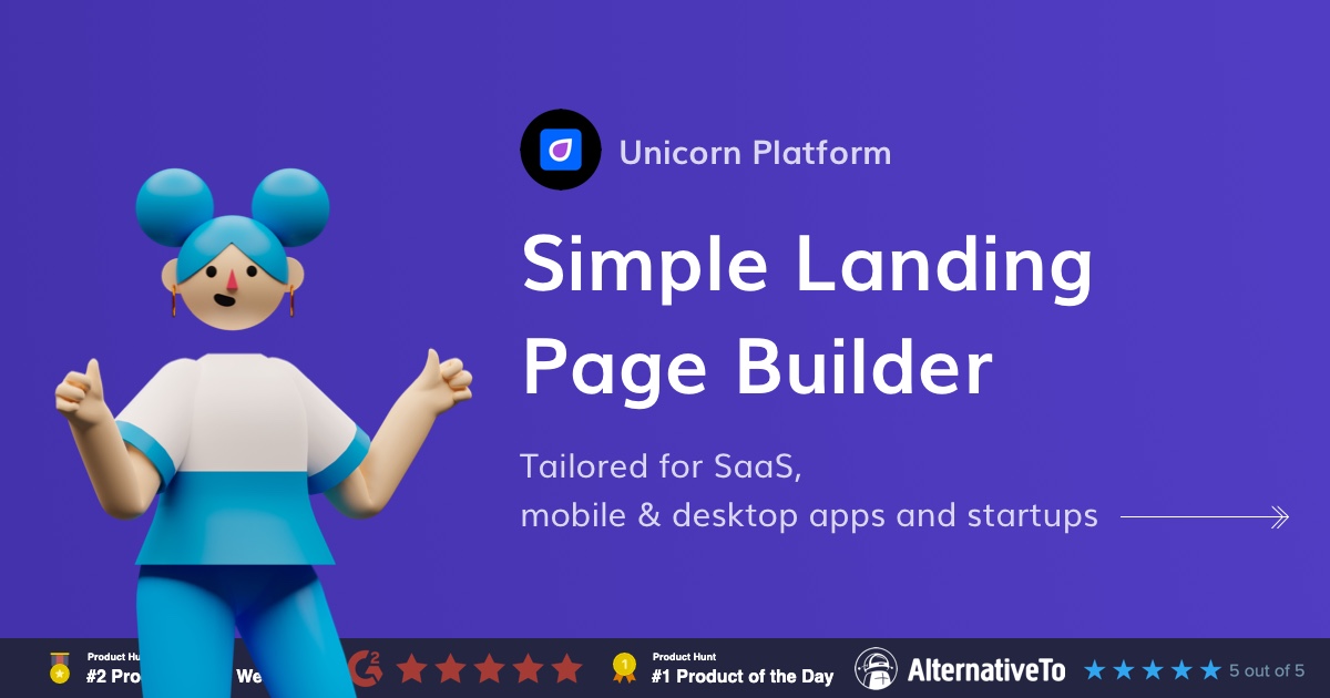 Unicorn Platform - Product Image