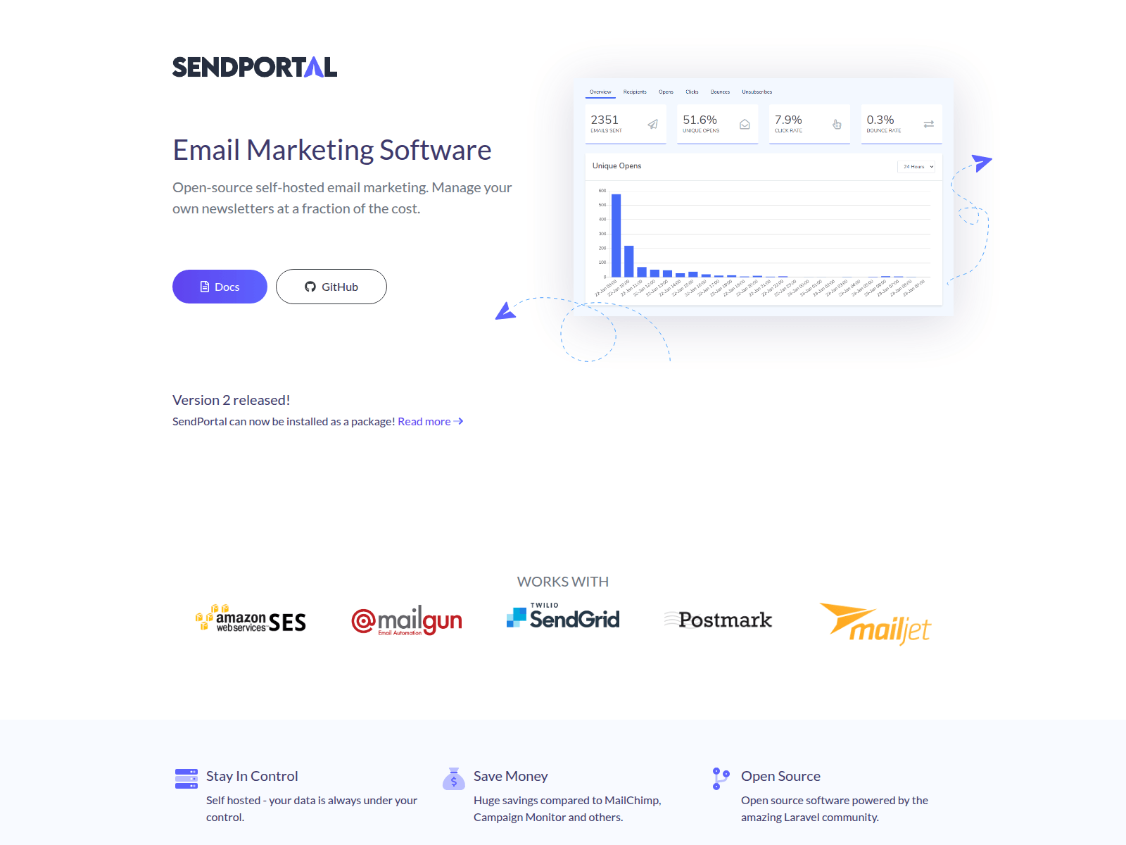 SendPortal - Product Image