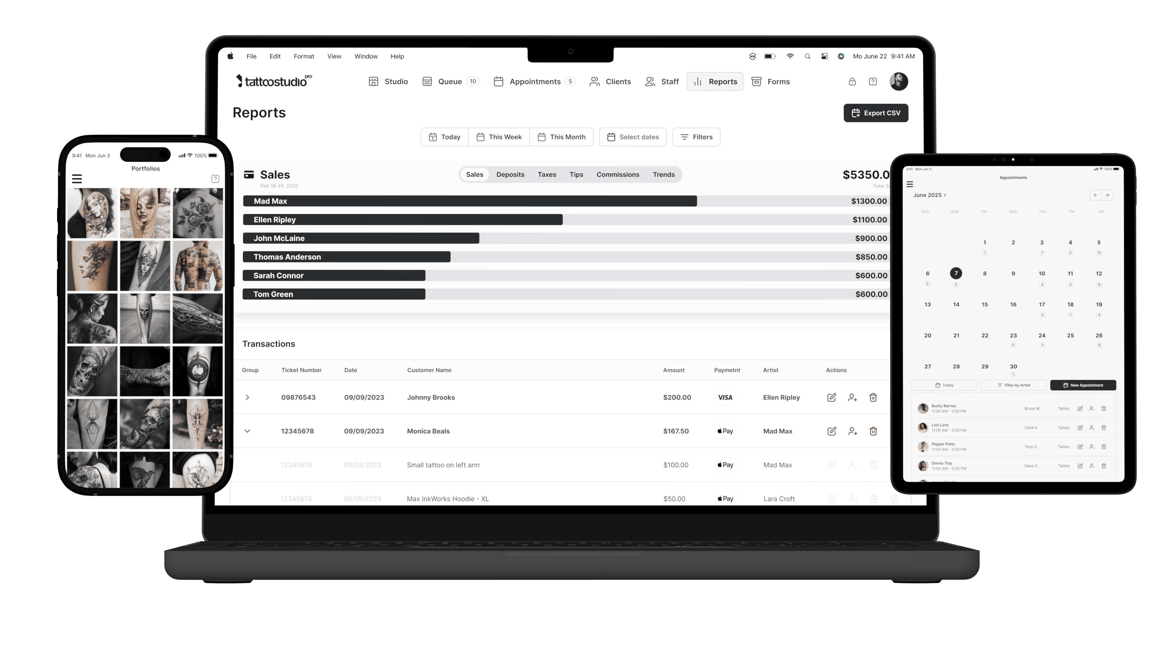 Tattoo Studio Pro product screenshot