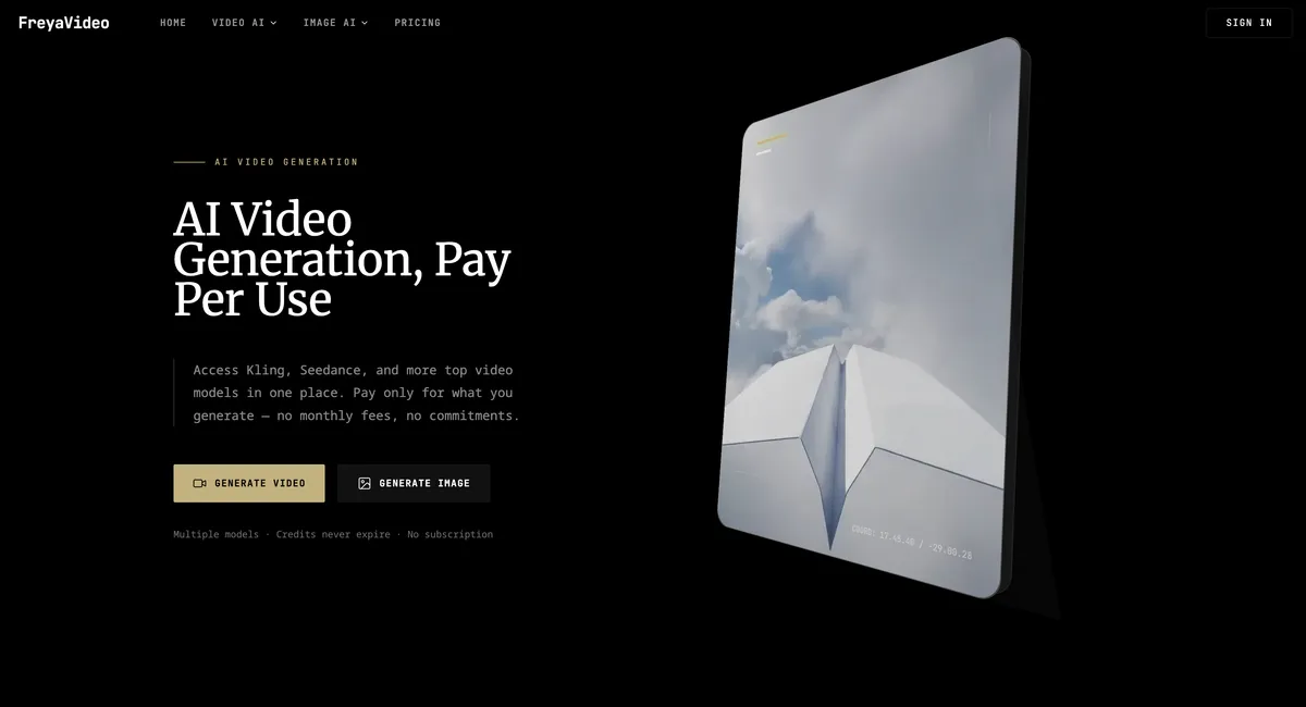 FreyaVideo product screenshot