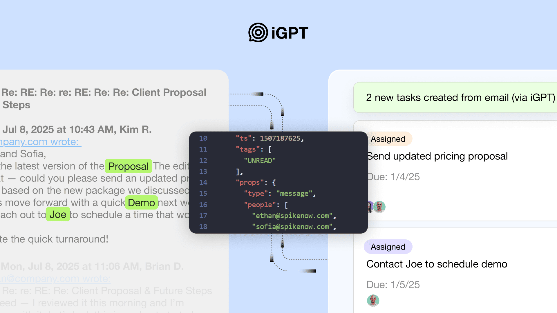 iGPT product screenshot