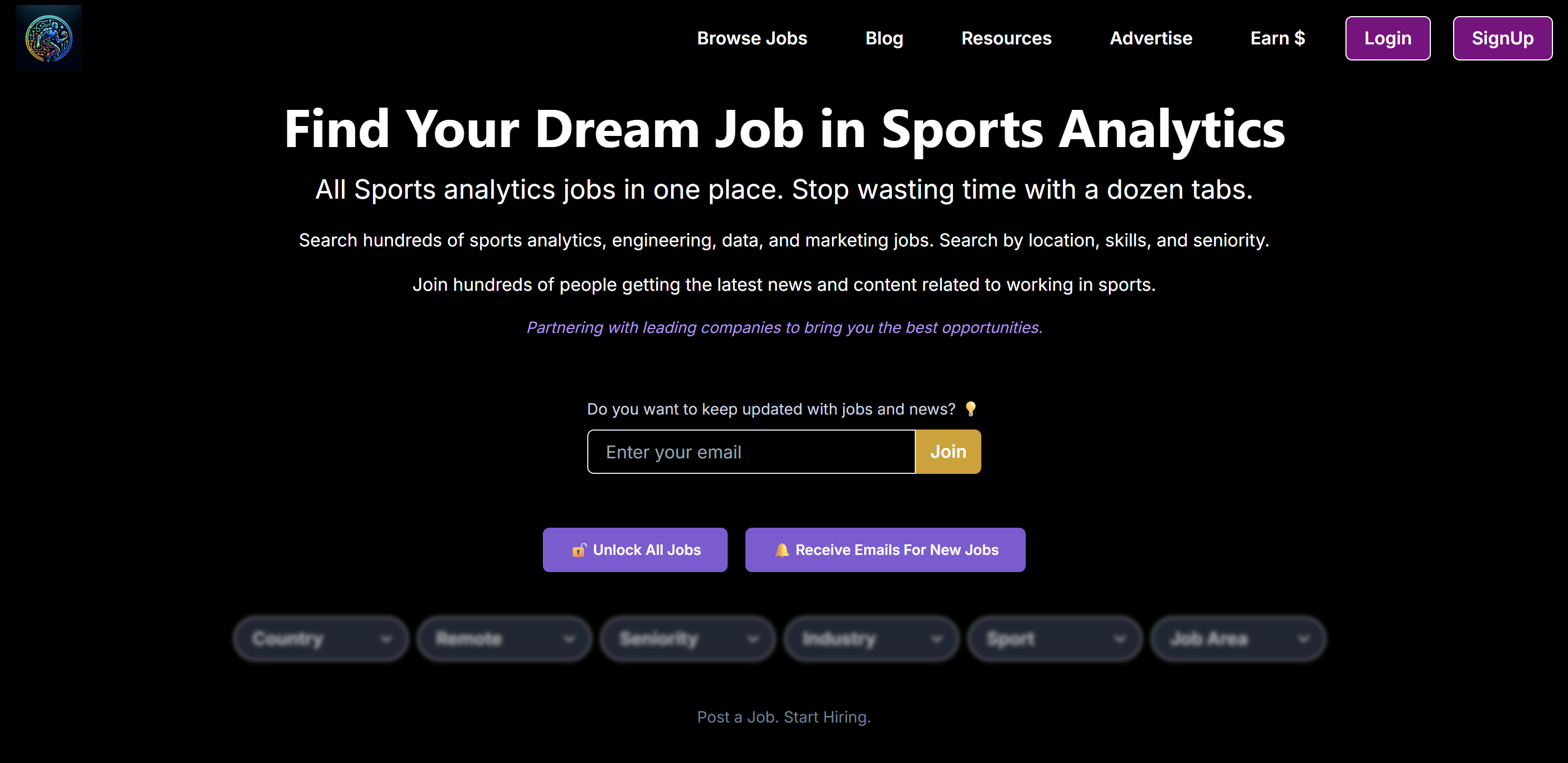 Sportsjobs Online product screenshot