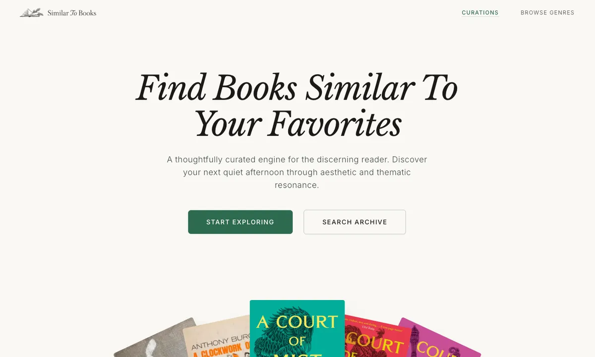 Similar To Books product screenshot
