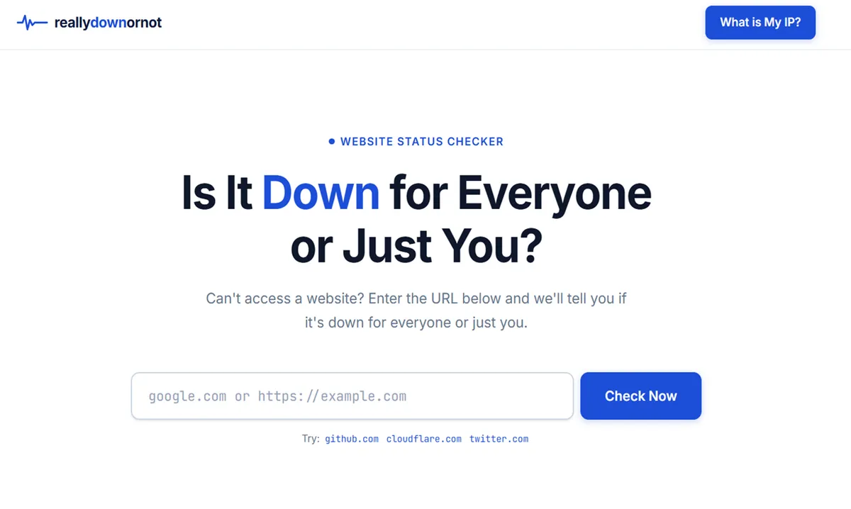 ReallyDownOrNot product screenshot