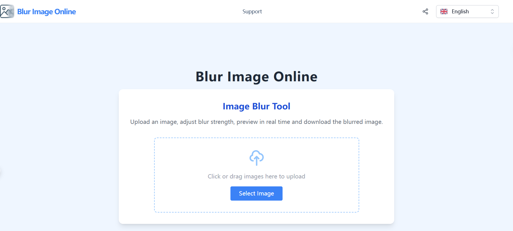 Blur Image Online - Product Image