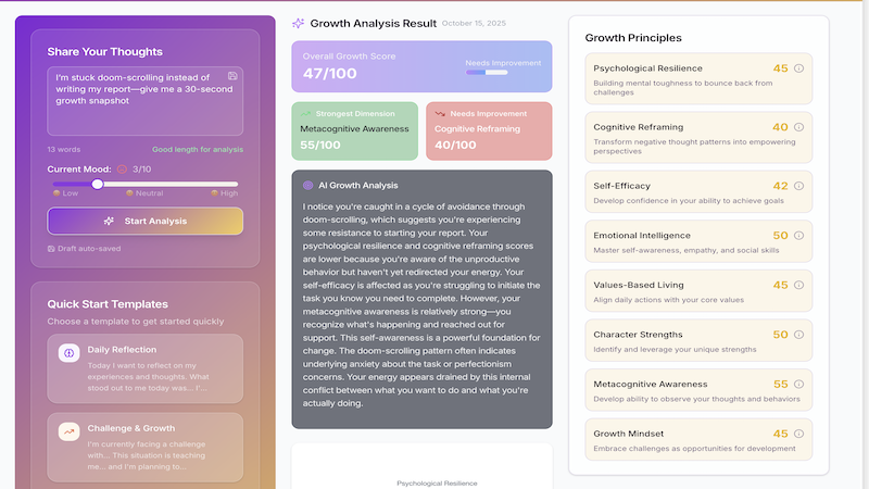 MyRise Coach product screenshot