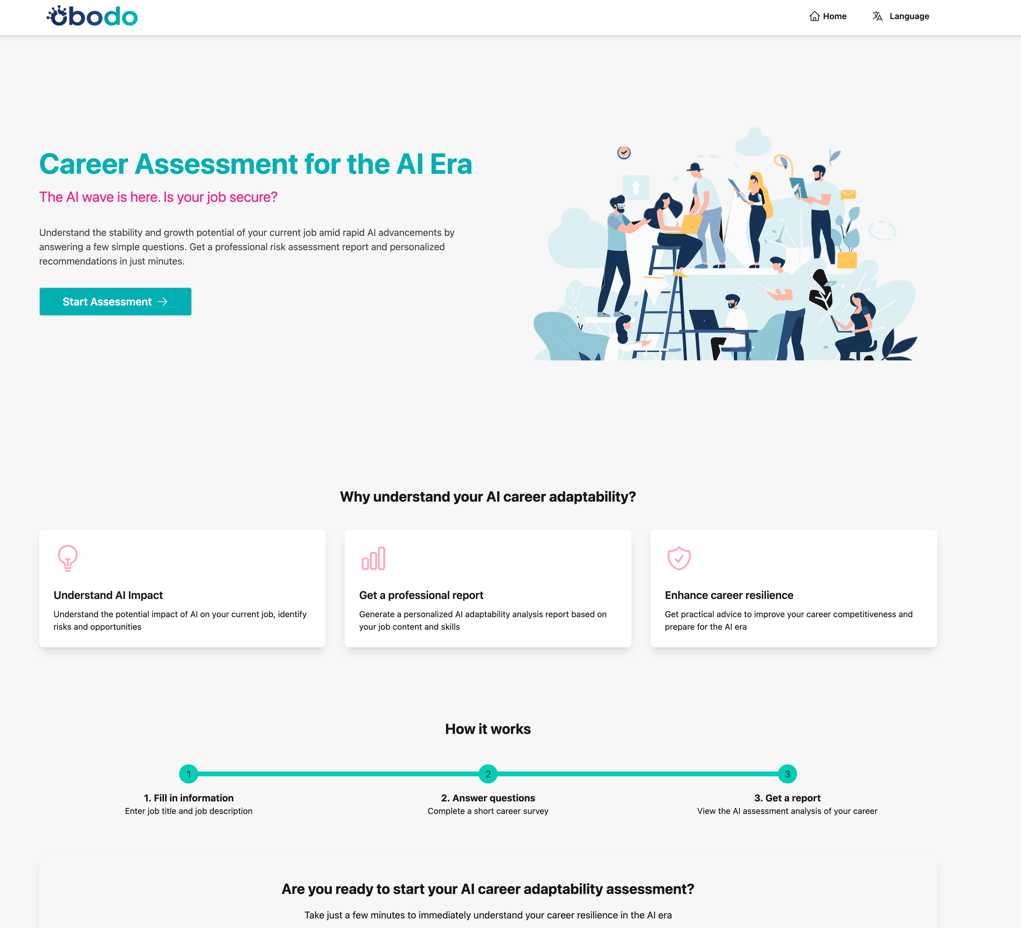 AI Career Compass product screenshot