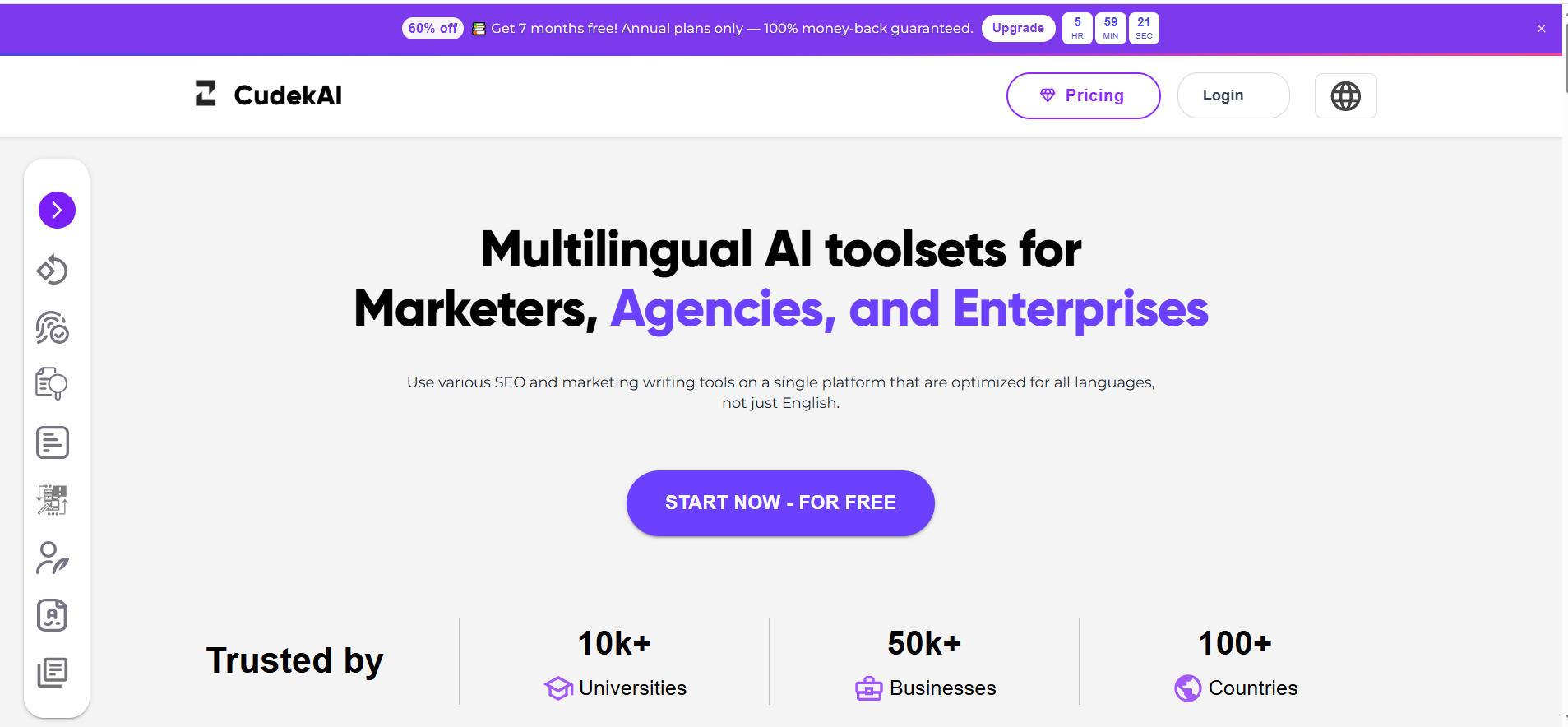 Cudek AI product screenshot