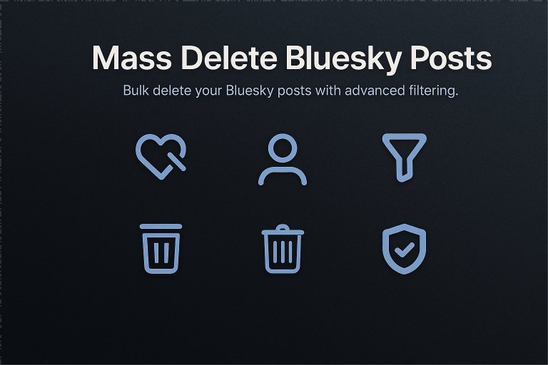 BskyDelete product screenshot