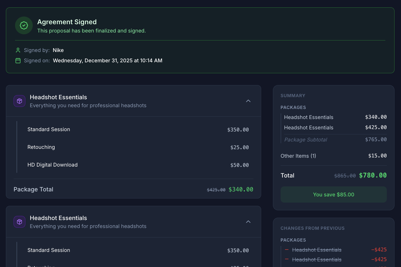 Manager List product screenshot