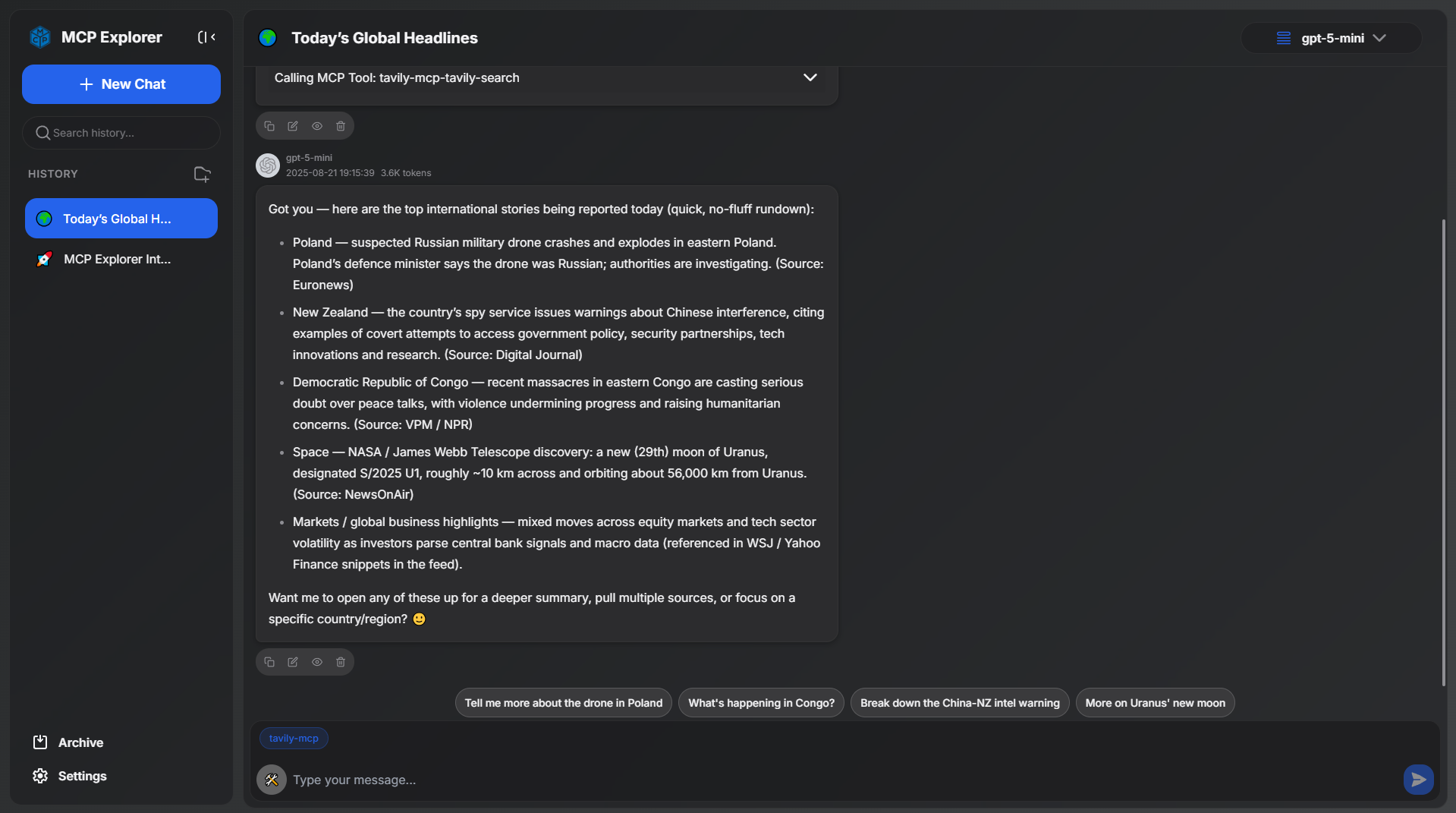 MCP Explorer Playground - Product Image