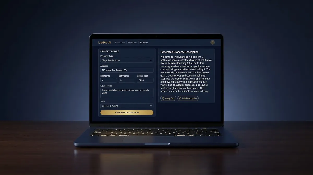 ListPro AI product screenshot