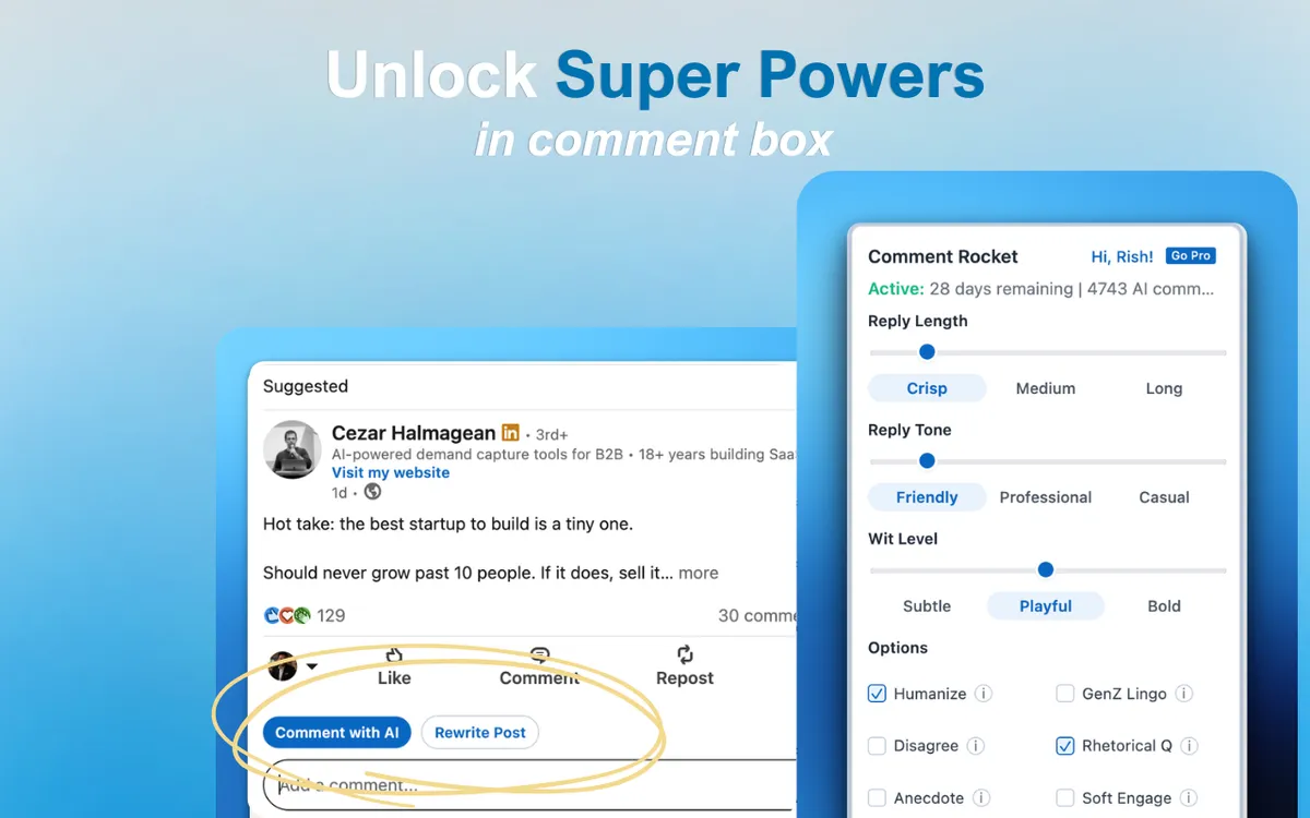 Comment Rocket product screenshot