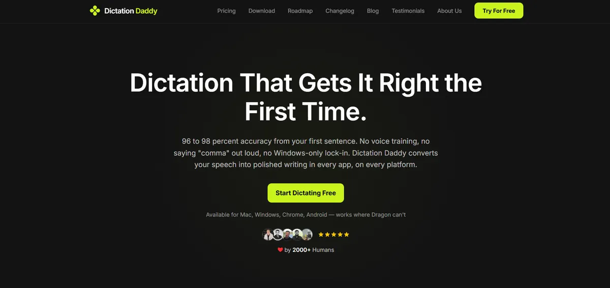 Dictation Daddy product screenshot