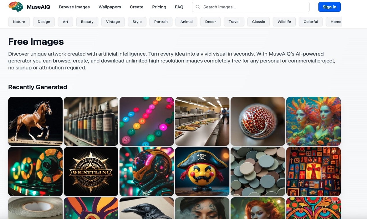 MuseAIQ product screenshot