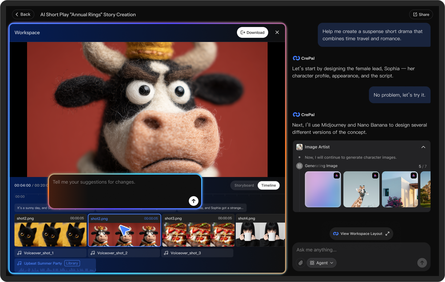 CrePal product screenshot