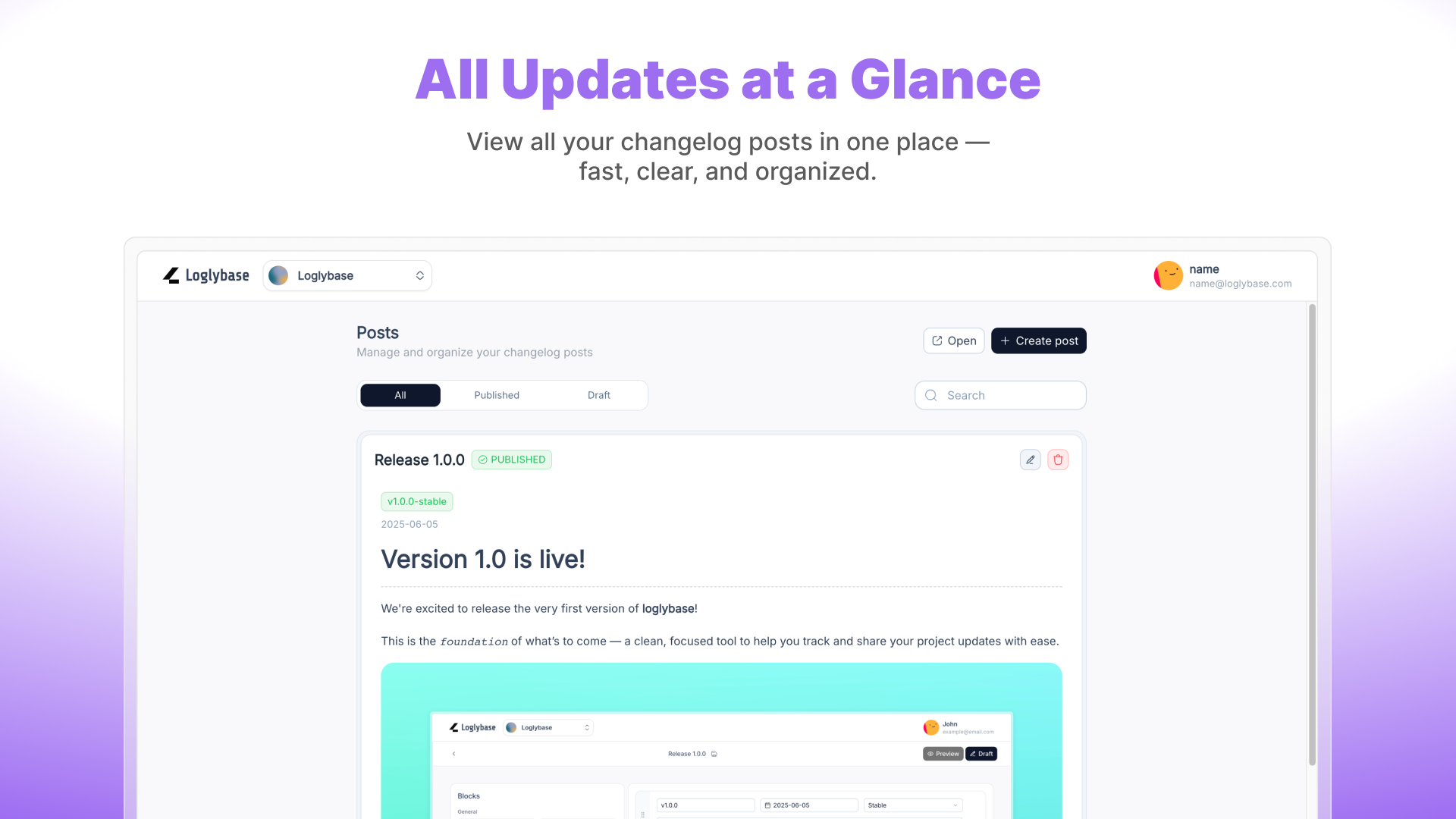 Loglybase - Product Image