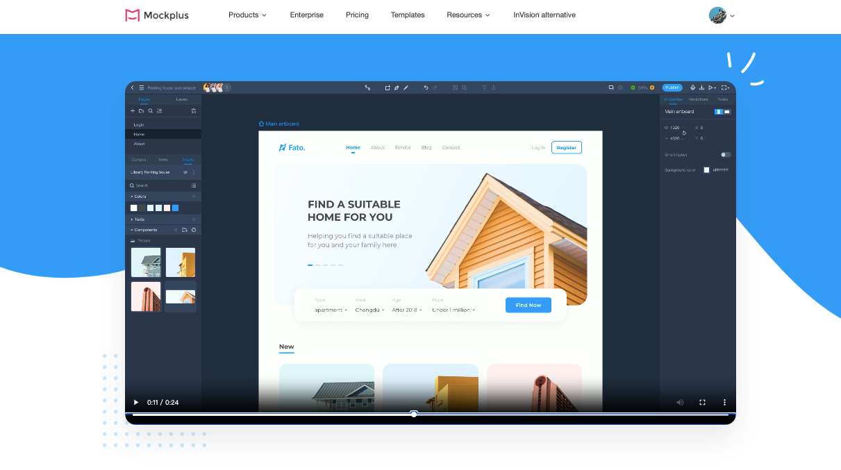 Mockplus product screenshot