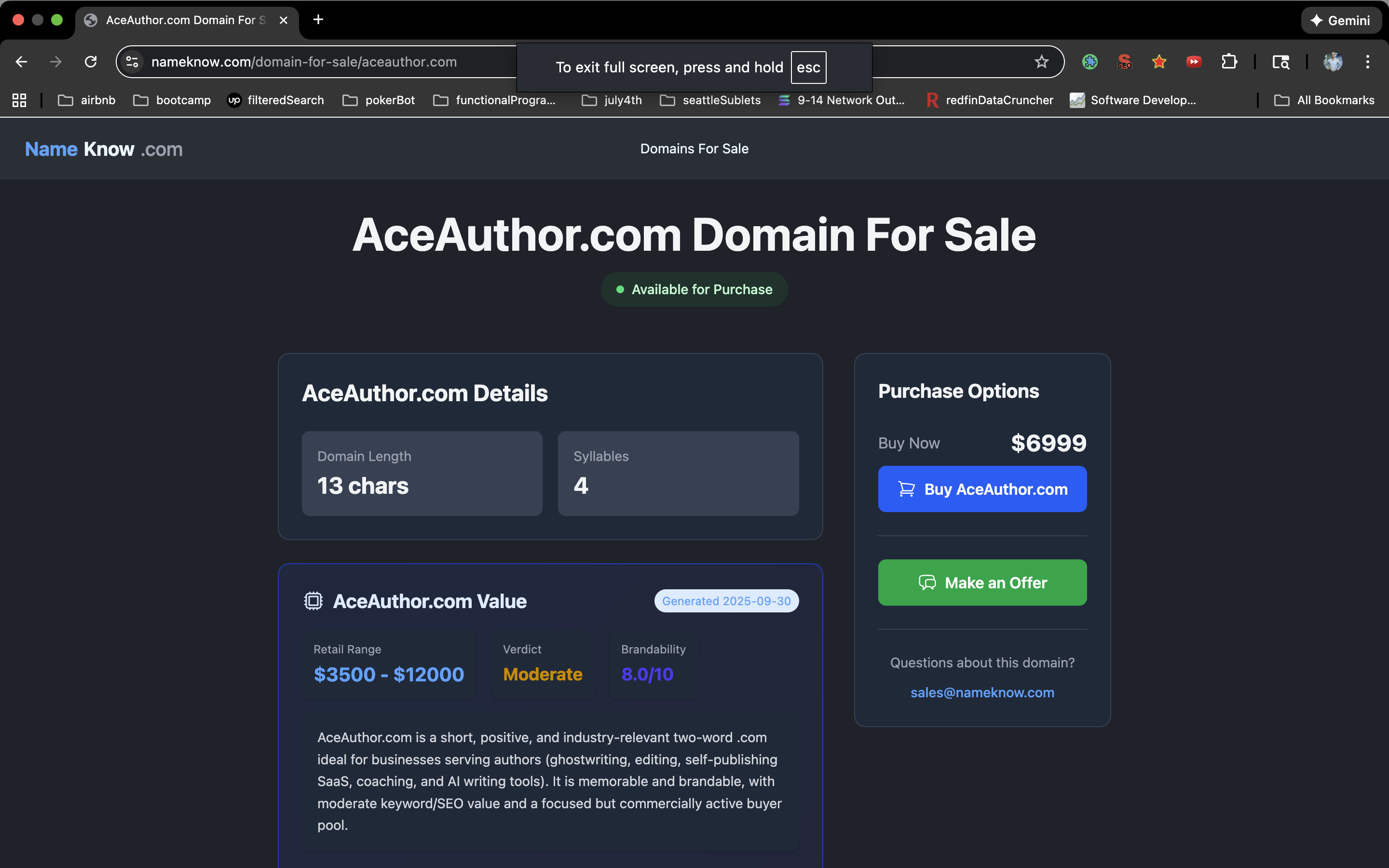 NameKnow product screenshot