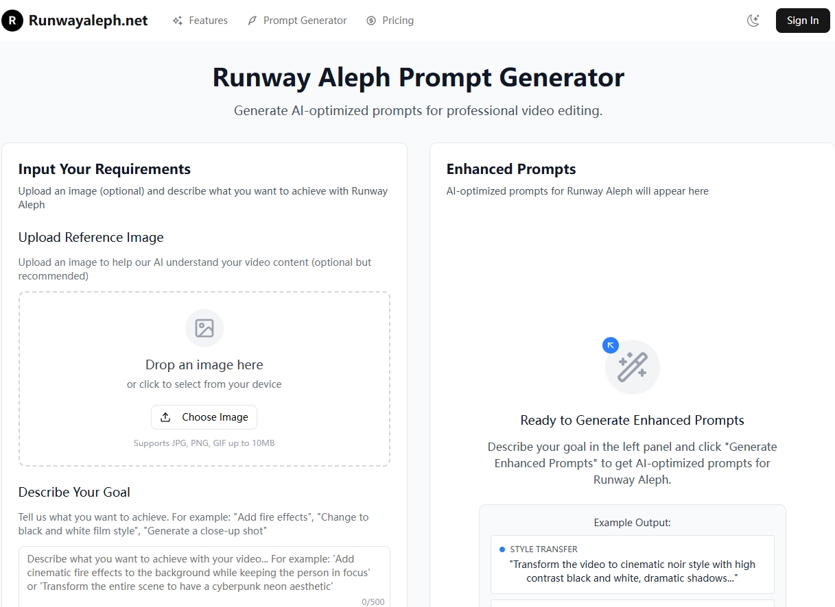 Runway Aleph - Product Image