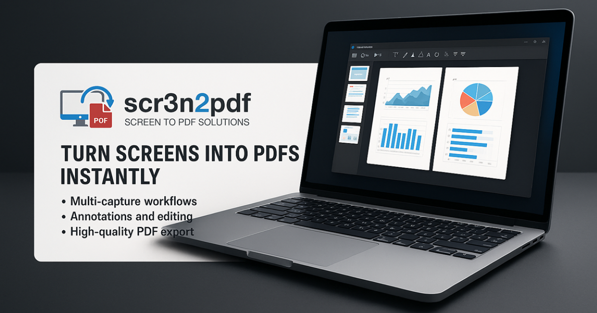 scr3n2pdf product screenshot