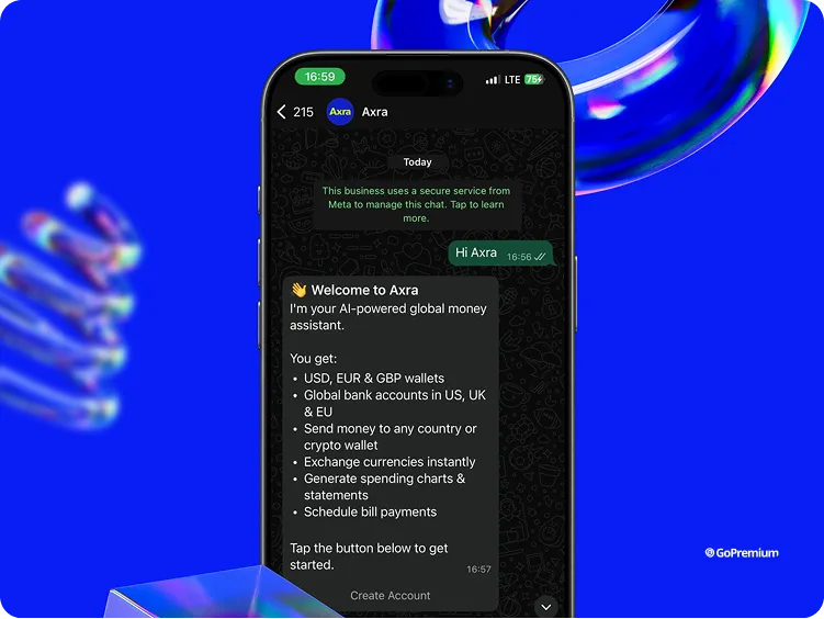 Axra product screenshot