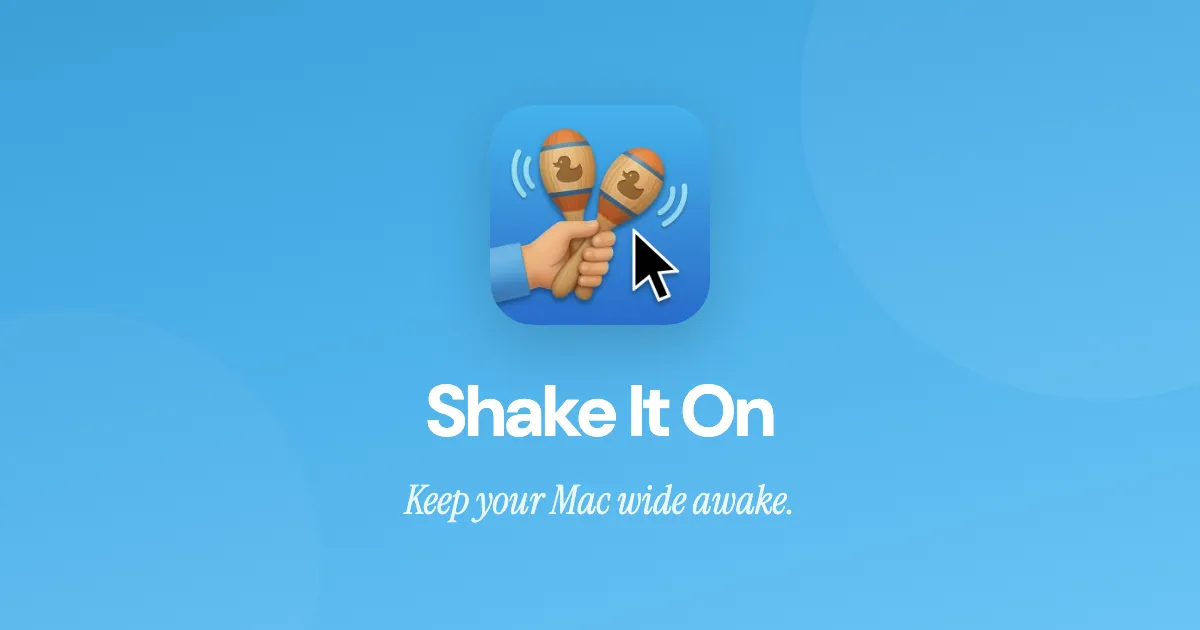 Shake It On product screenshot
