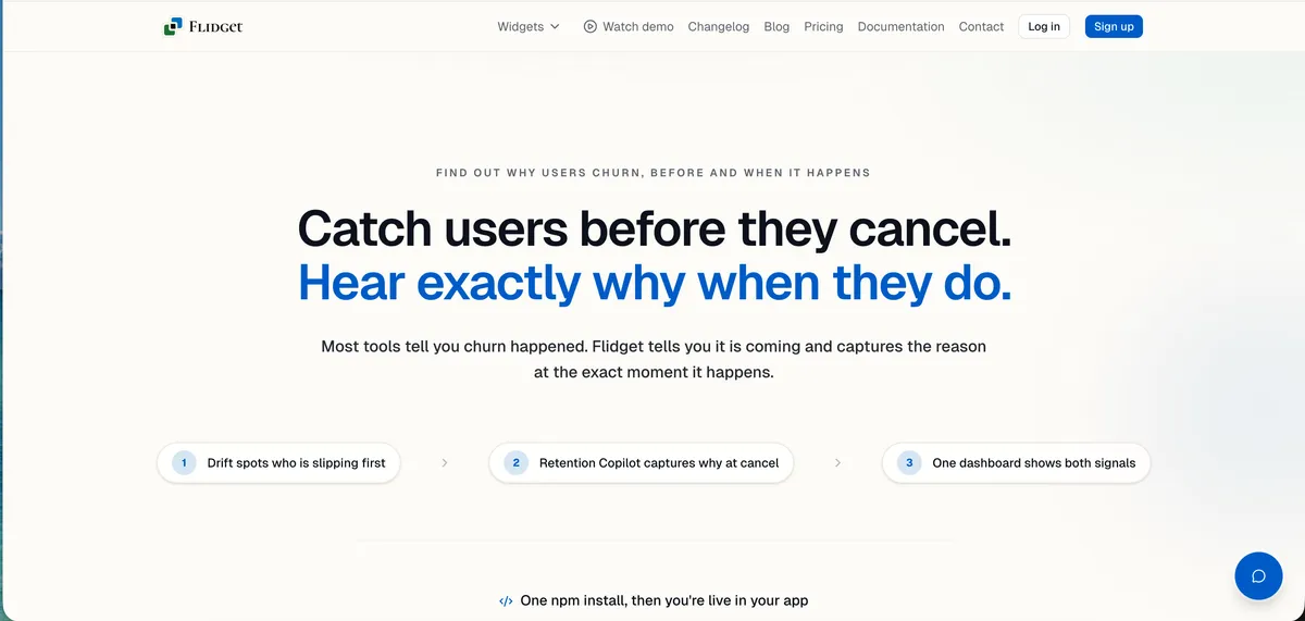 Flidget product screenshot
