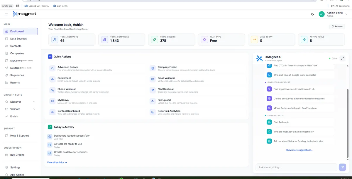 Xmagnet product screenshot
