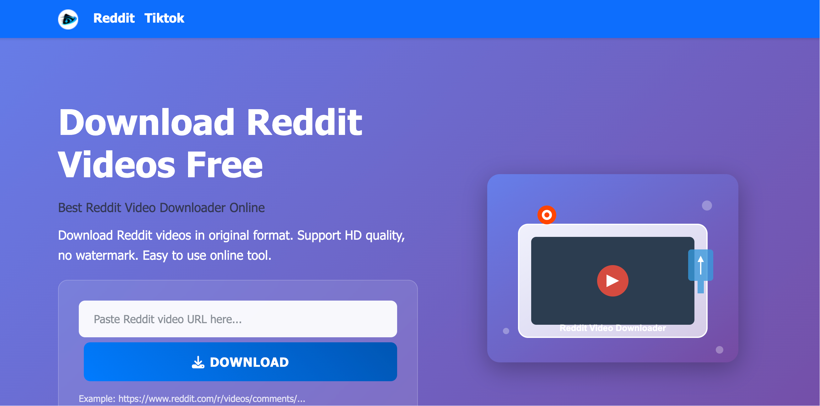 Reddit Video Downloader - Product Image