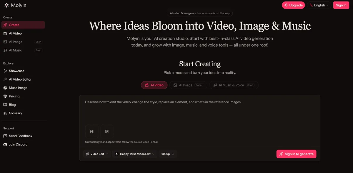 Molyin product screenshot
