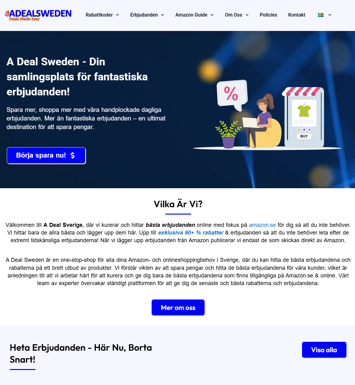A Deal Sweden AB product screenshot