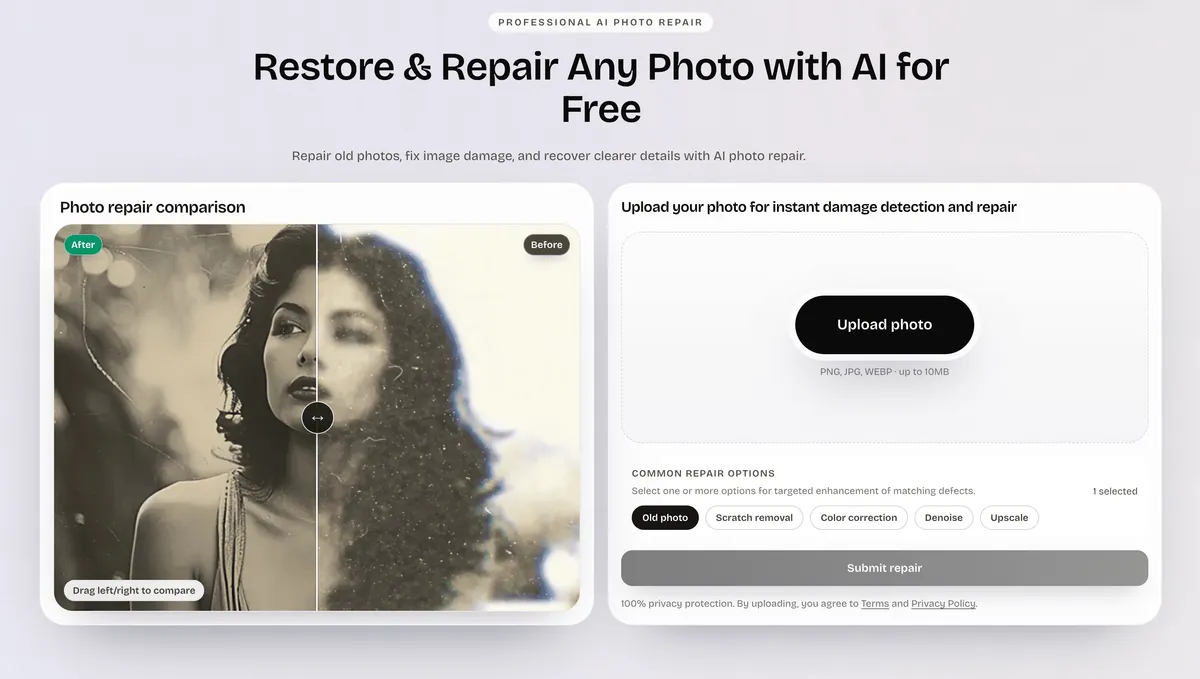 Photo Repair product screenshot