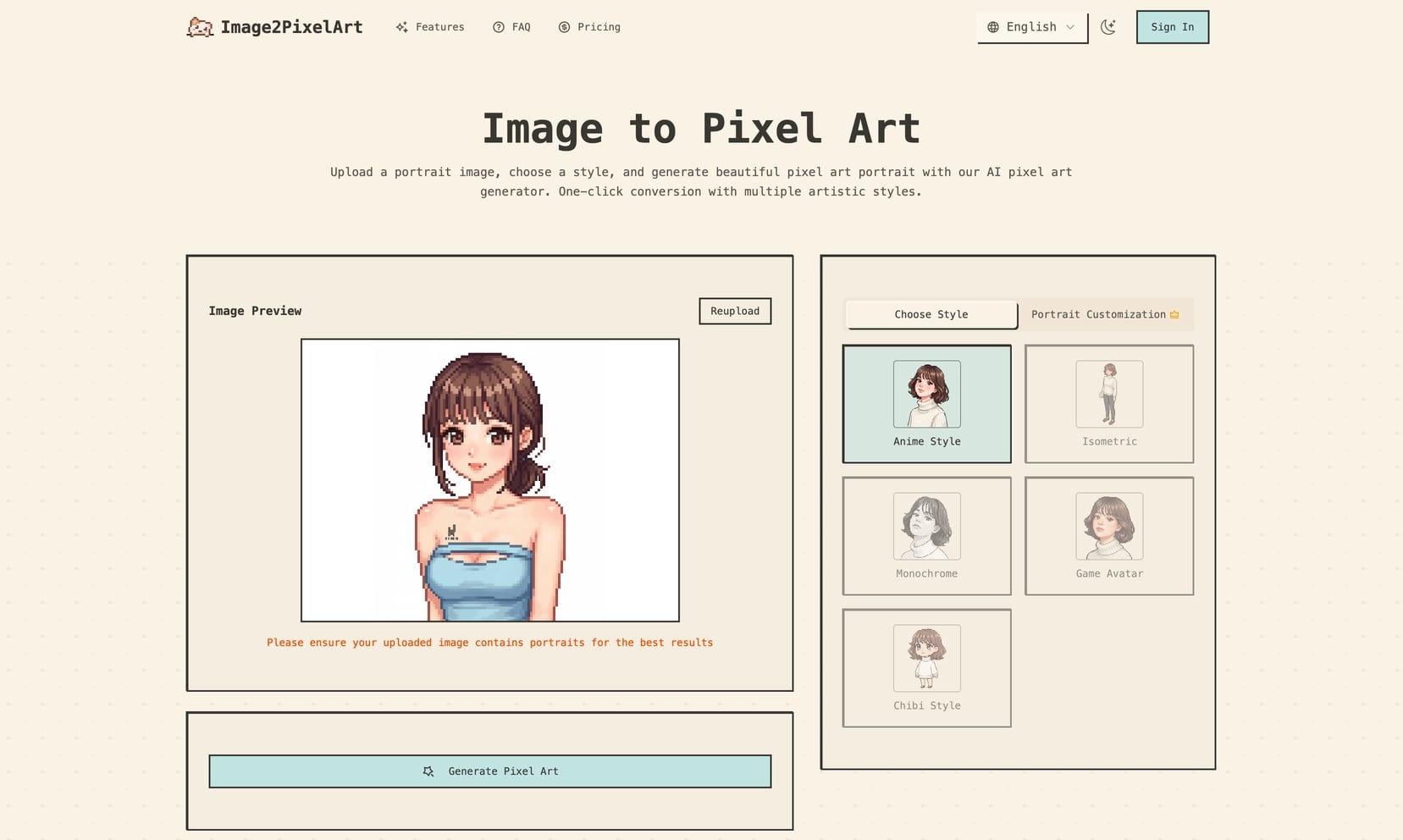 Image2PixelArt - Product Image