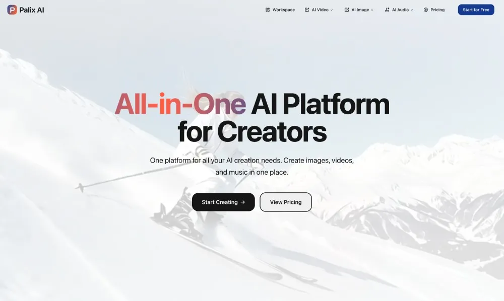 Palix AI product screenshot