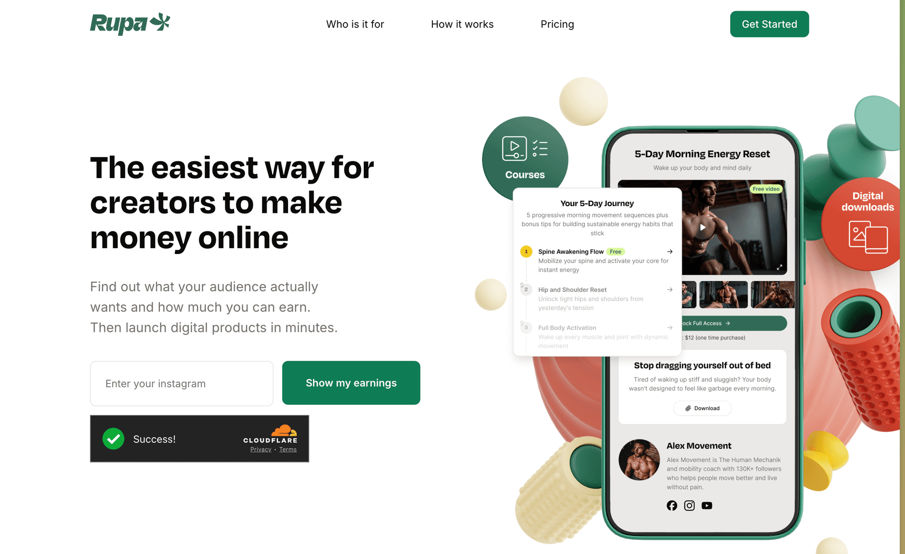 Rupa product screenshot