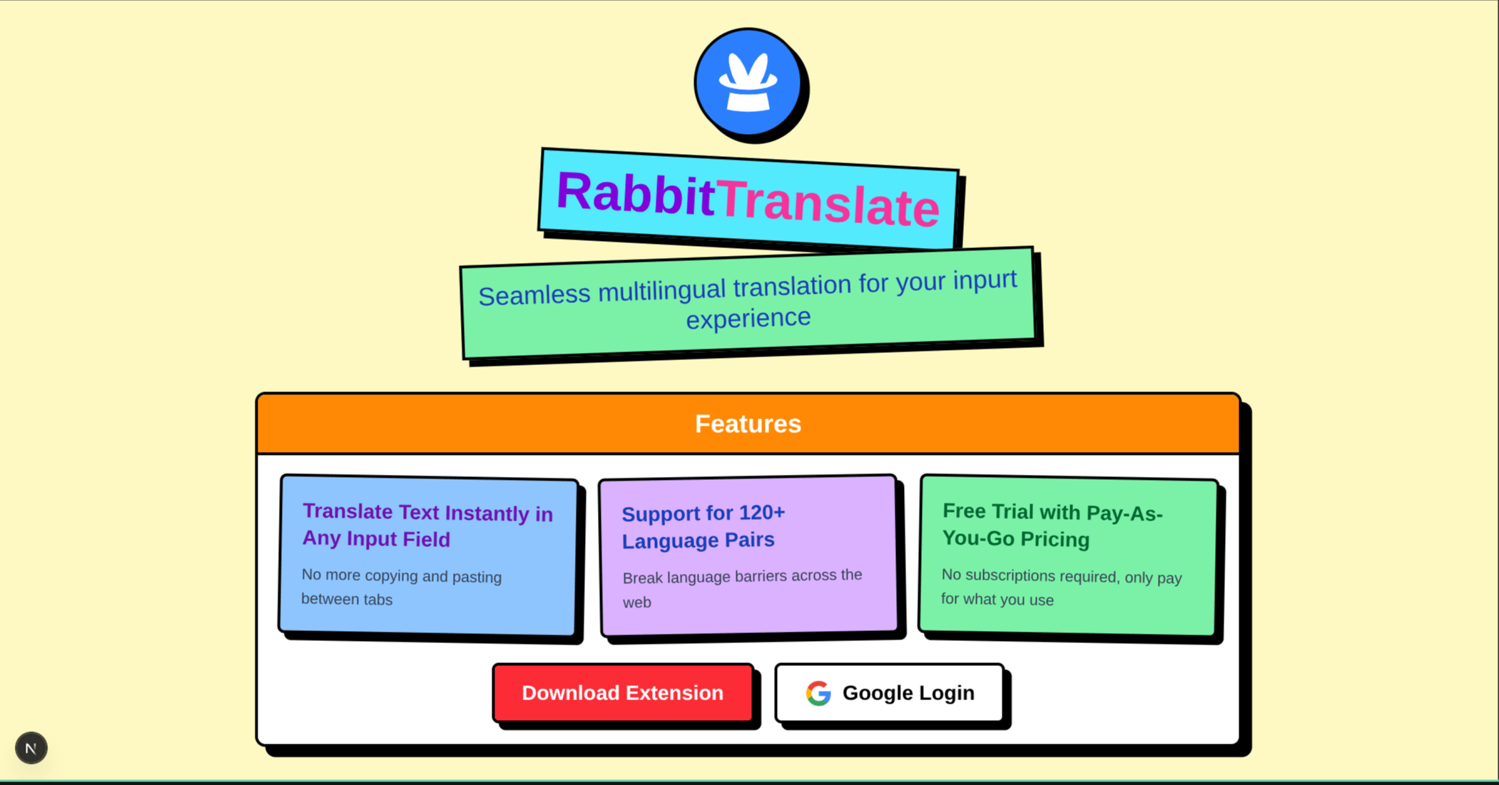 Rabbit Translate - Product Image
