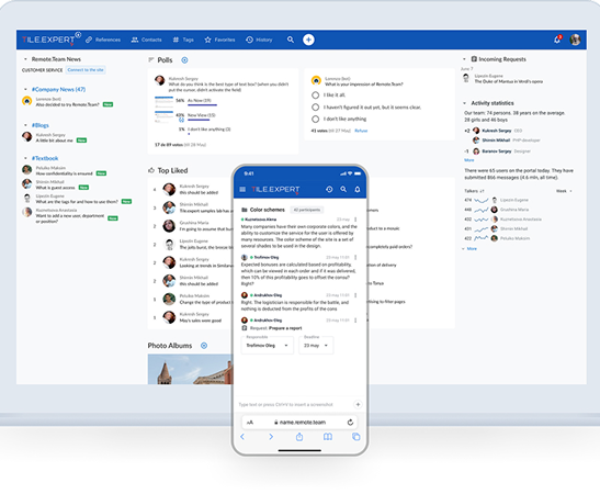 Remote.Team - chat & tasks - Product Image
